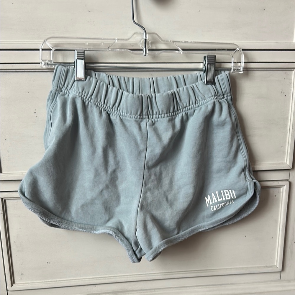 Brandy Melville Gray Athletic Shorts Elastic Waistband